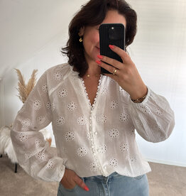 DANA FLOREA Blouse Emma White