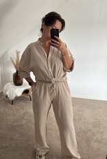 DANA FLOREA Linnen Setje Beige