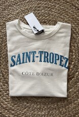 DANA FLOREA T-shirt Saint-Tropez Beige/Blauw