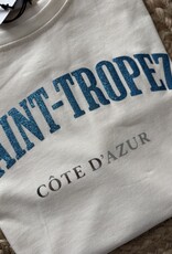 DANA FLOREA T-shirt Saint-Tropez Beige/Blauw