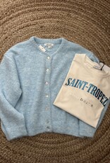 DANA FLOREA T-shirt Saint-Tropez Beige/Blauw