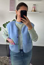 DANA FLOREA Gilet Isa Lichtblauw