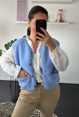 DANA FLOREA Gilet Isa Lichtblauw