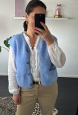 DANA FLOREA Gilet Isa Lichtblauw