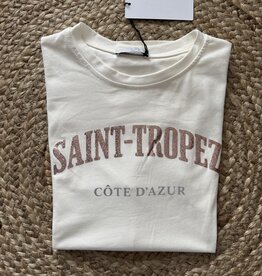 DANA FLOREA T-shirt Saint-Tropez Beige/Brons
