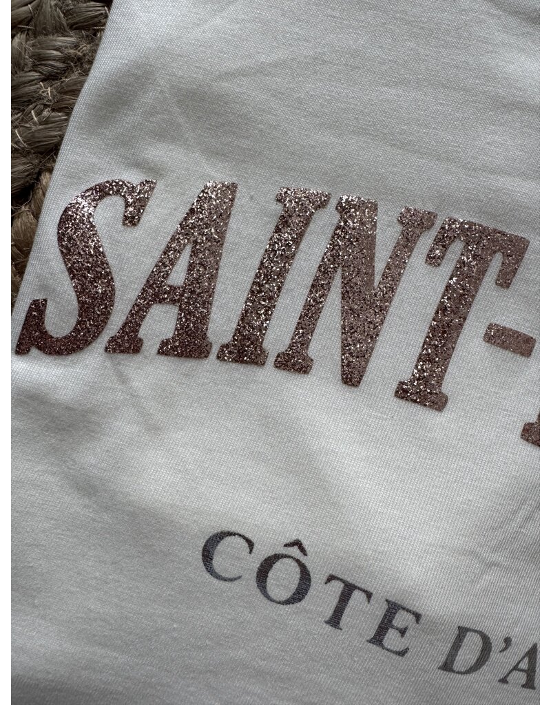 DANA FLOREA T-shirt Saint-Tropez Beige/Brons