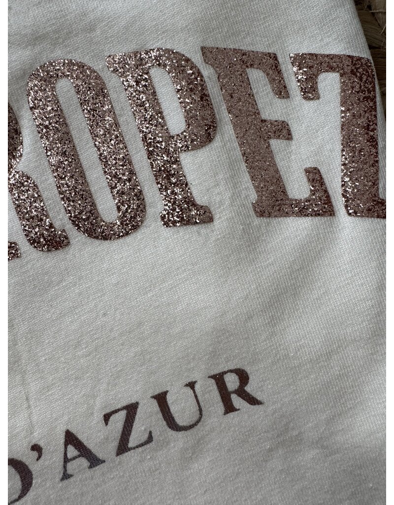 DANA FLOREA T-shirt Saint-Tropez Beige/Brons