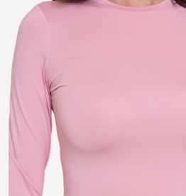 DANA FLOREA Basic Travel Top Lichtroze