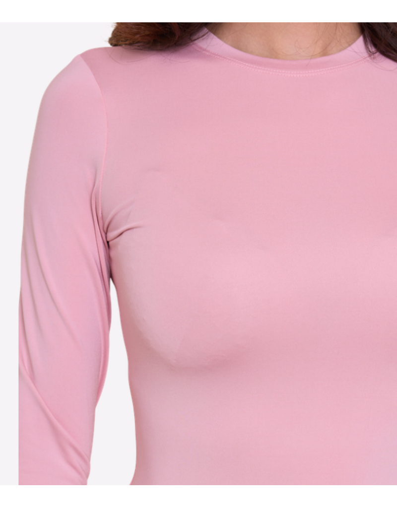 DANA FLOREA Basic Travel Top Lichtroze