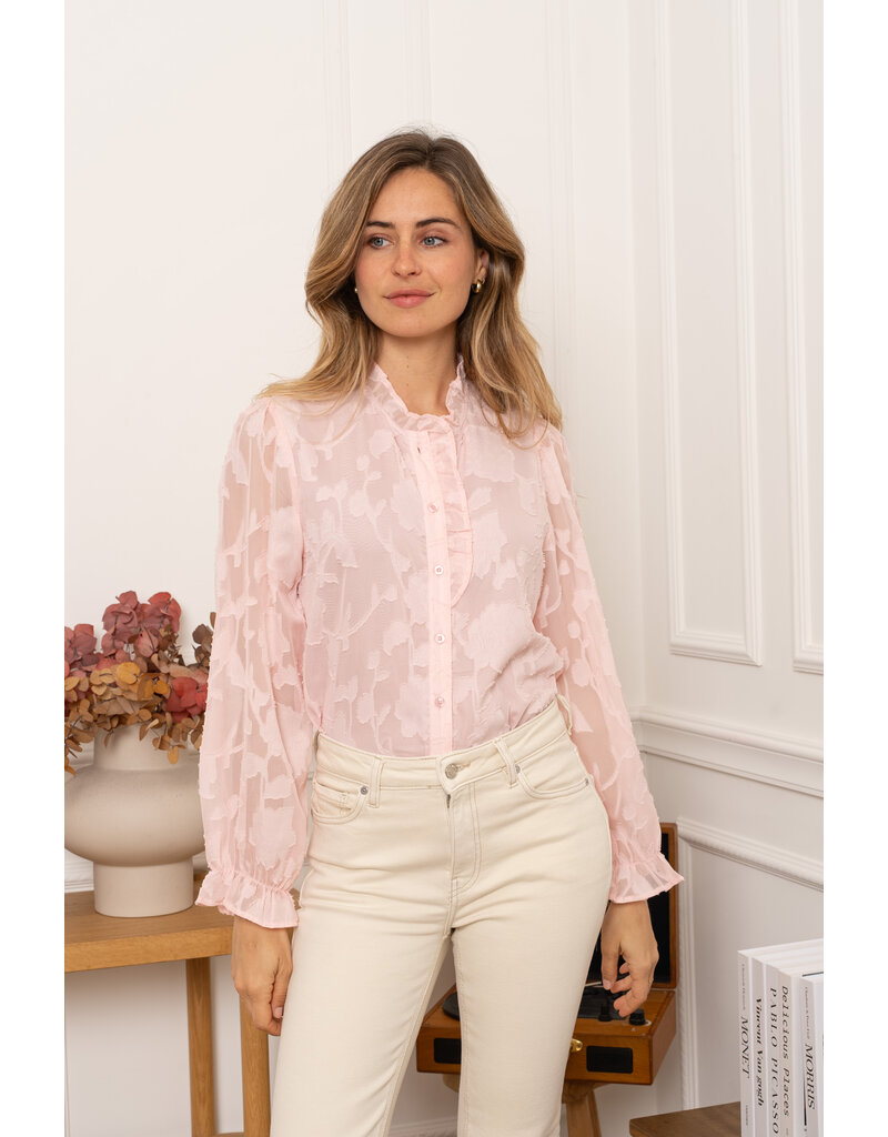 DANA FLOREA Blouse Carmen Roze