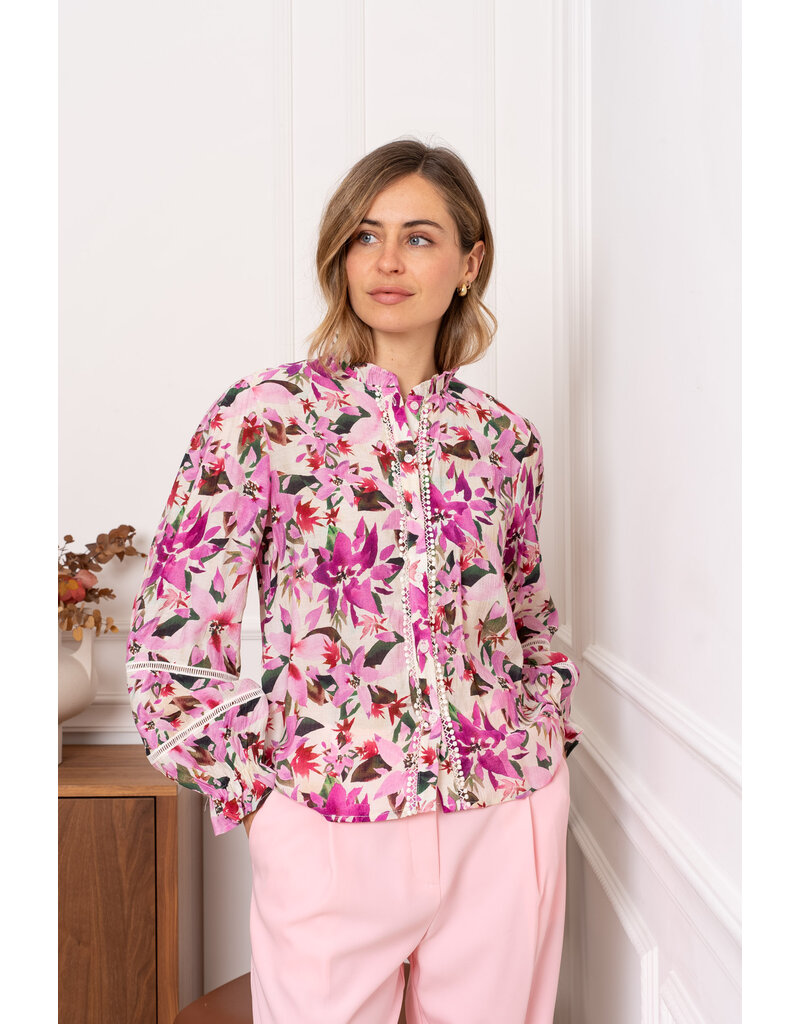 DANA FLOREA Blouse Elise Fuchsia