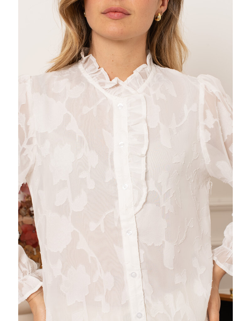 DANA FLOREA Blouse Carmen White