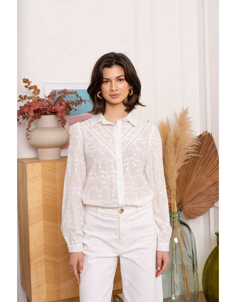 DANA FLOREA Blouse Senna White
