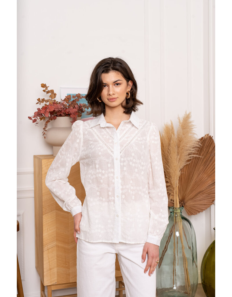 DANA FLOREA Blouse Senna White