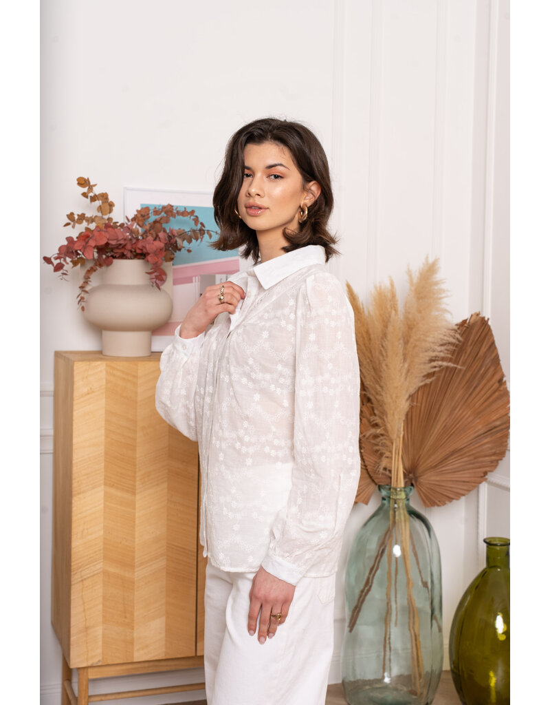 DANA FLOREA Blouse Senna White