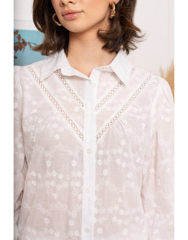 DANA FLOREA Blouse Senna White