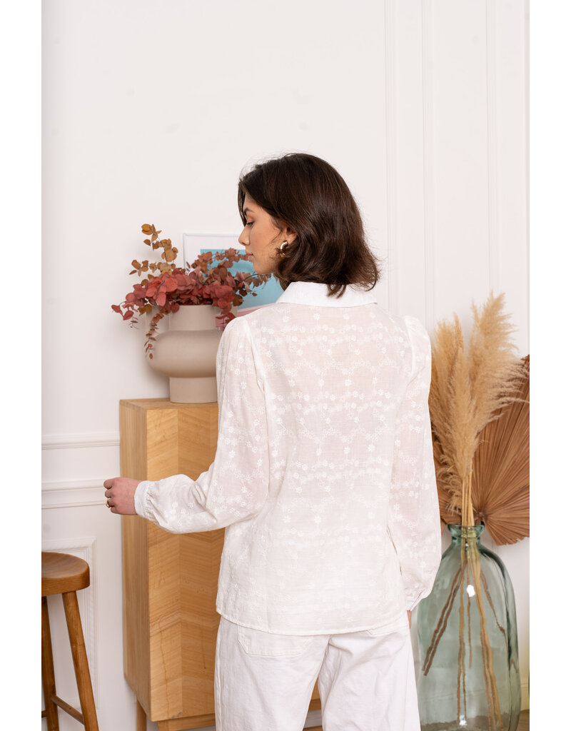 DANA FLOREA Blouse Senna White