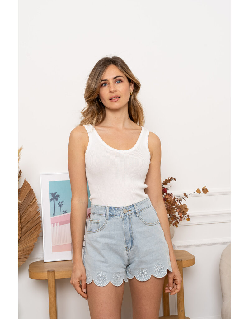 DANA FLOREA Top Indy White