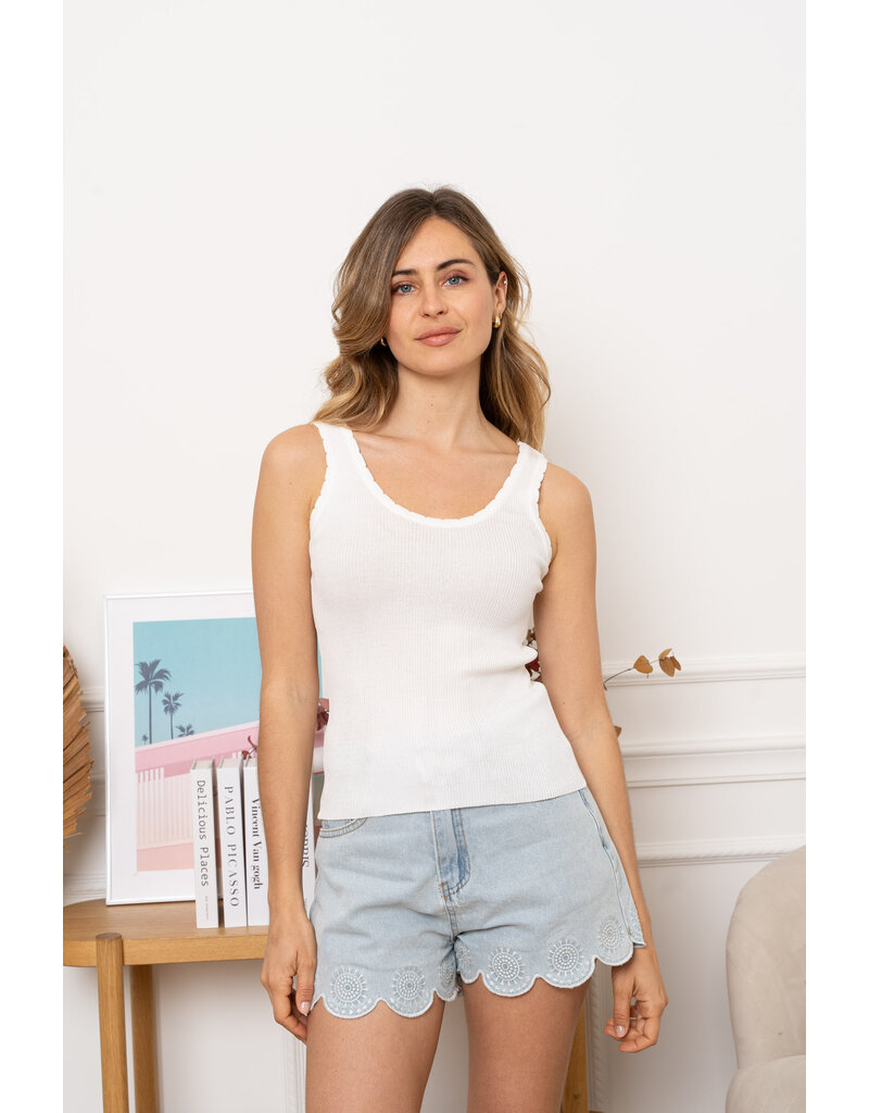 DANA FLOREA Top Indy White