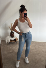 DANA FLOREA Mom Fit Jeans Light Blue