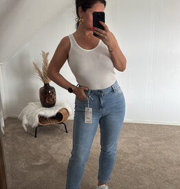 DANA FLOREA Mom Fit Jeans Light Blue