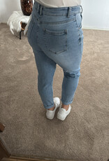 DANA FLOREA Mom Fit Jeans Light Blue