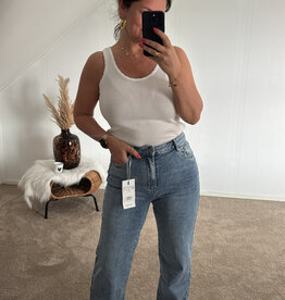 DANA FLOREA Wide Leg Jeans Medium Blue