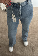 DANA FLOREA Wide Leg Jeans Medium Blue