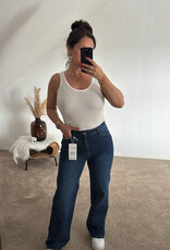 DANA FLOREA Wide Leg Jeans Dark Blue