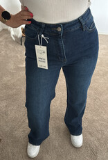 DANA FLOREA Wide Leg Jeans Dark Blue