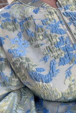 DANA FLOREA Jacquard Bomber Jacket Olivia