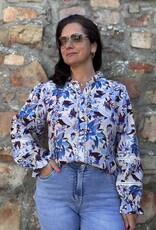 DANA FLOREA Blouse Elise Blauw