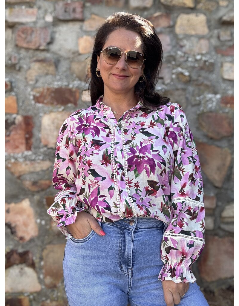 DANA FLOREA Blouse Elise Fuchsia