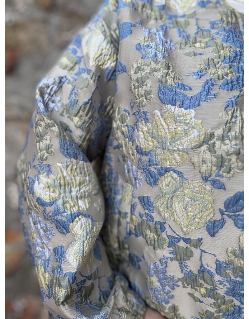 DANA FLOREA Jacquard Bomber Jacket Olivia
