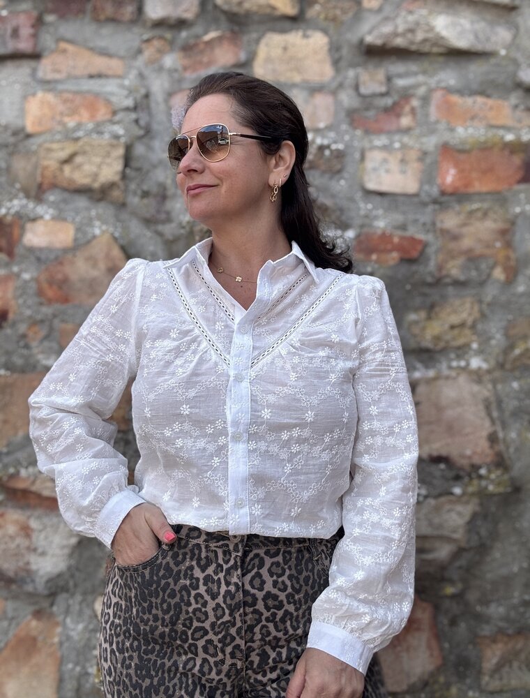 DANA FLOREA Blouse Senna White