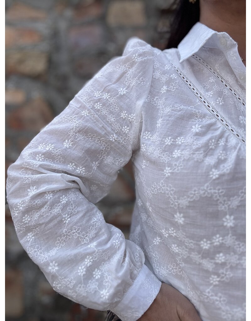 DANA FLOREA Blouse Senna White
