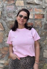 DANA FLOREA T-shirt Bisous Roze