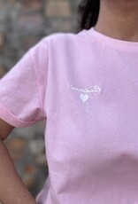 DANA FLOREA T-shirt Bisous Roze