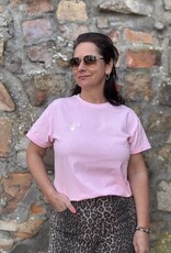 DANA FLOREA T-shirt Bisous Roze