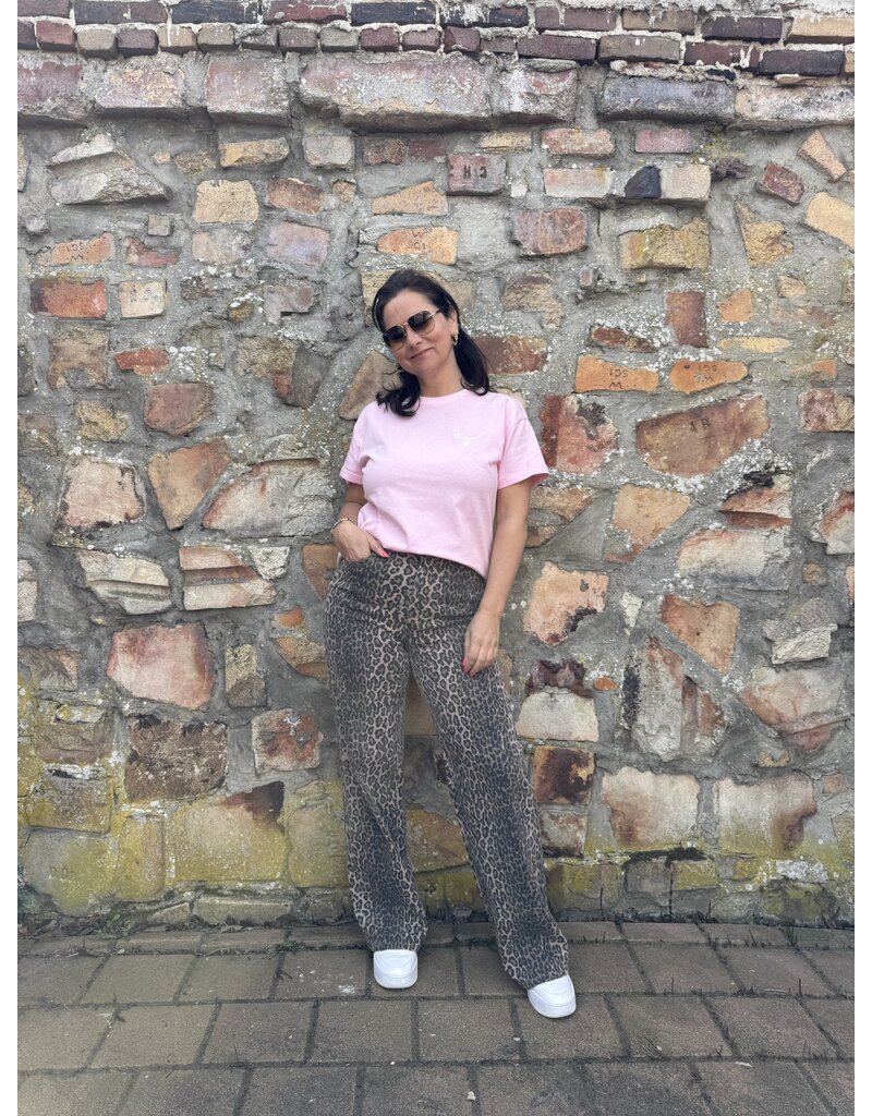 DANA FLOREA T-shirt Bisous Roze
