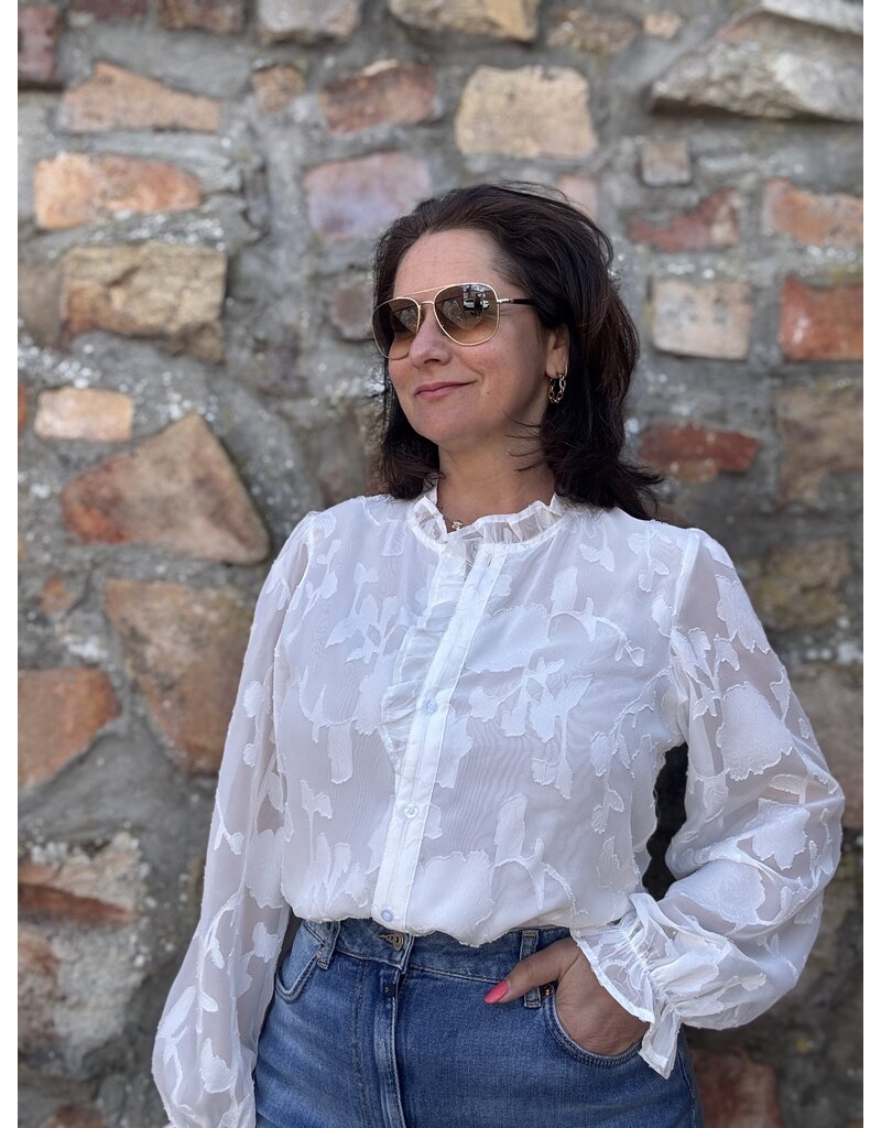 DANA FLOREA Blouse Carmen White