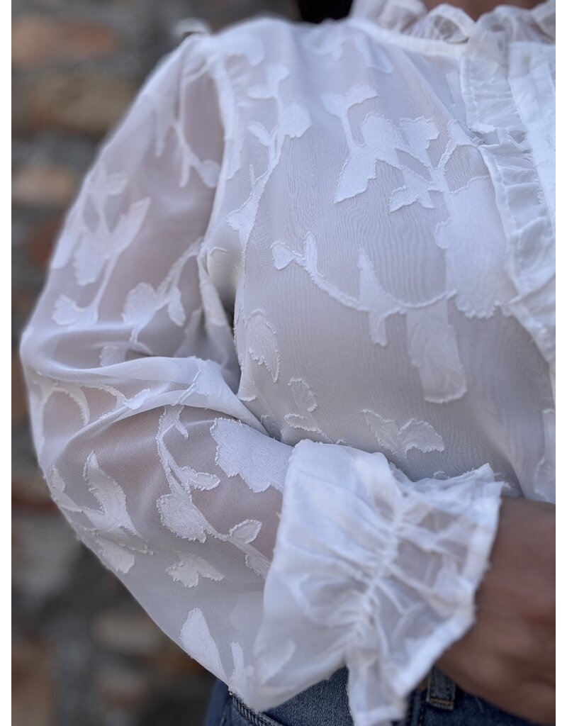 DANA FLOREA Blouse Carmen White