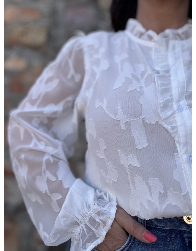 DANA FLOREA Blouse Carmen White