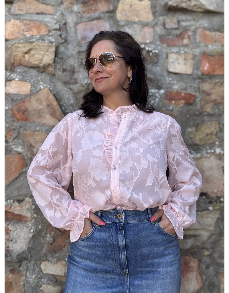 DANA FLOREA Blouse Carmen Roze