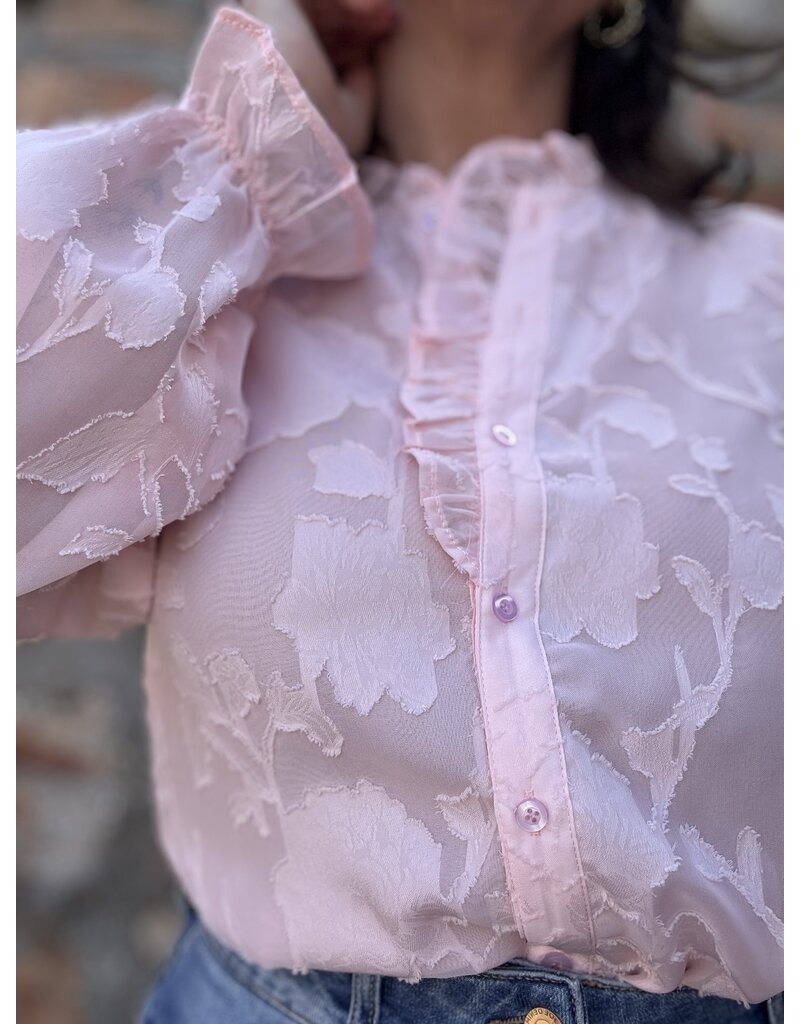 DANA FLOREA Blouse Carmen Roze