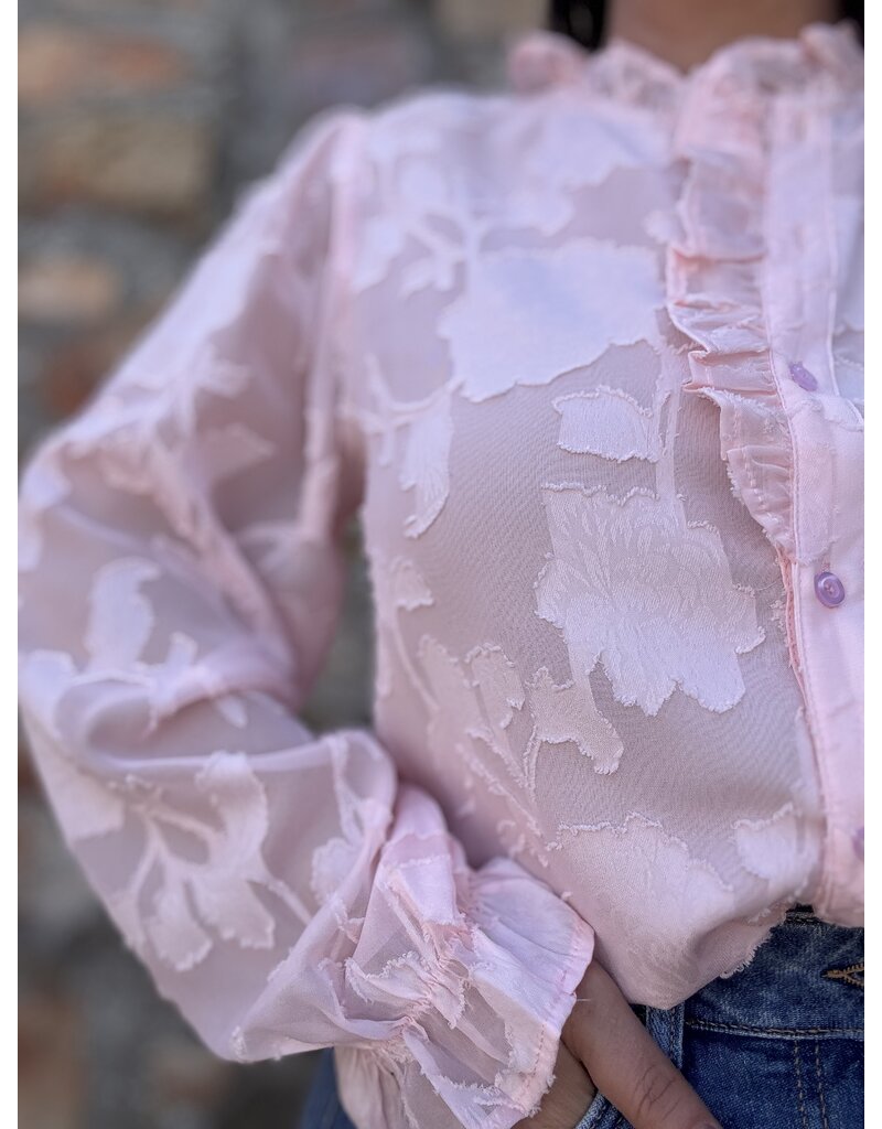 DANA FLOREA Blouse Carmen Roze