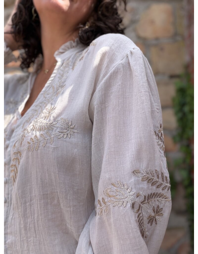DANA FLOREA Blouse Kylie Beige