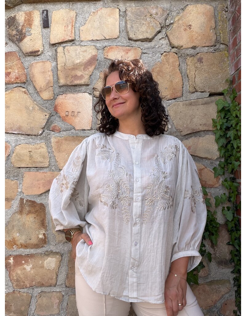 DANA FLOREA Blouse Isa Beige