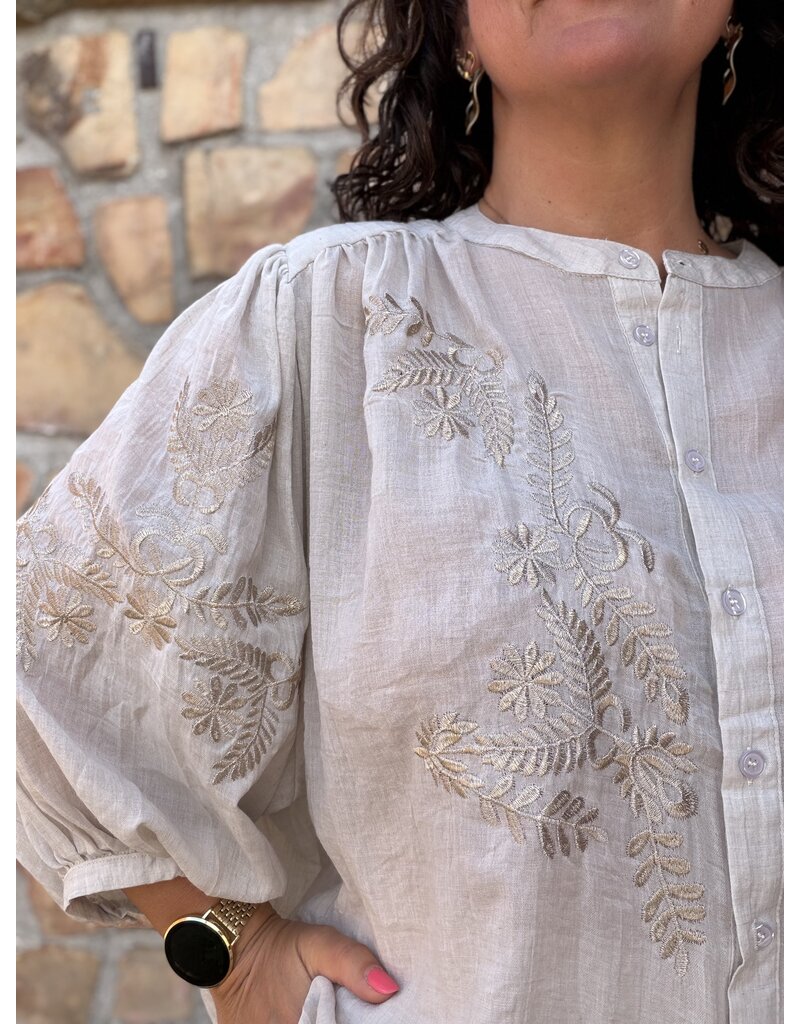 DANA FLOREA Blouse Isa Beige
