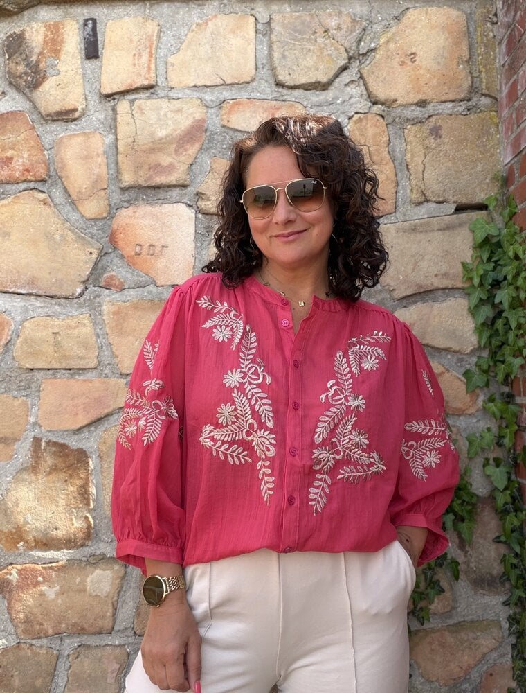 DANA FLOREA Blouse Isa Fuchsia